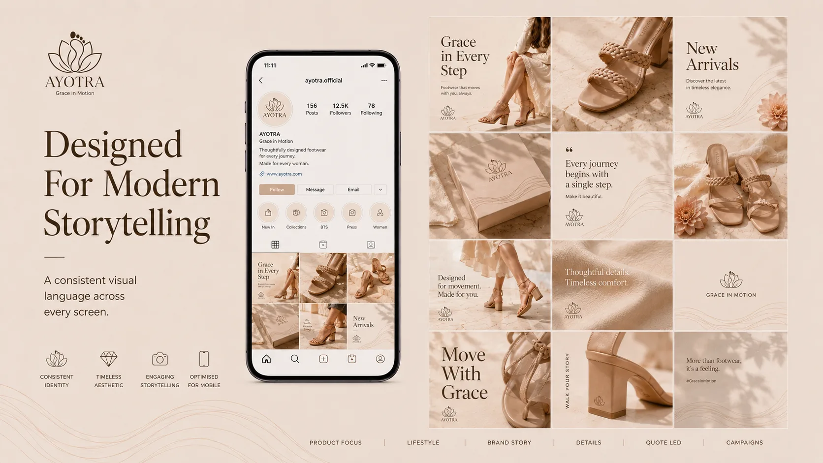 Ayotra — Logo and Branding packaging & visual design mockup 14 by Raghav Chopra